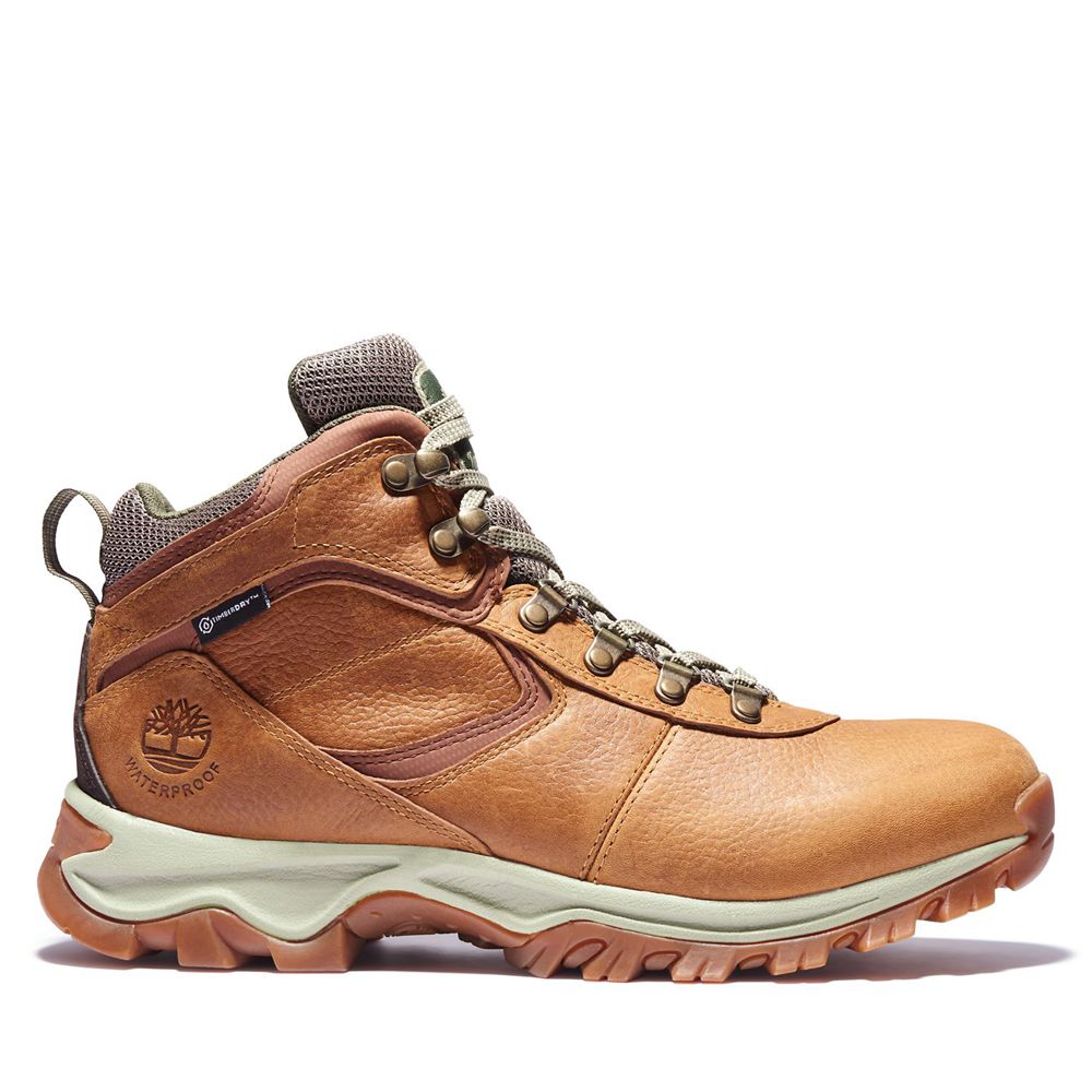 Timberland Παπούτσια Πεζοπορίας Ανδρικα Καφε - Mt. Maddsen Mid Waterproof - Greece 0328741-DR